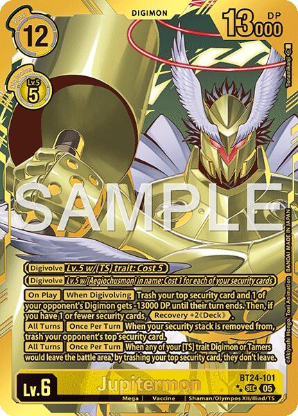 Jupitermon [BT24-101] (Rare Pull) [Time Stranger]