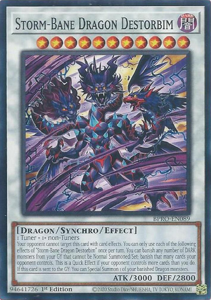 Storm-Bane Dragon Destorbim [BPRO-EN089] Common