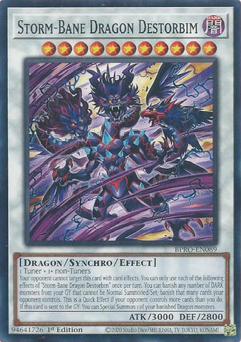 Storm-Bane Dragon Destorbim [BPRO-EN089] Common