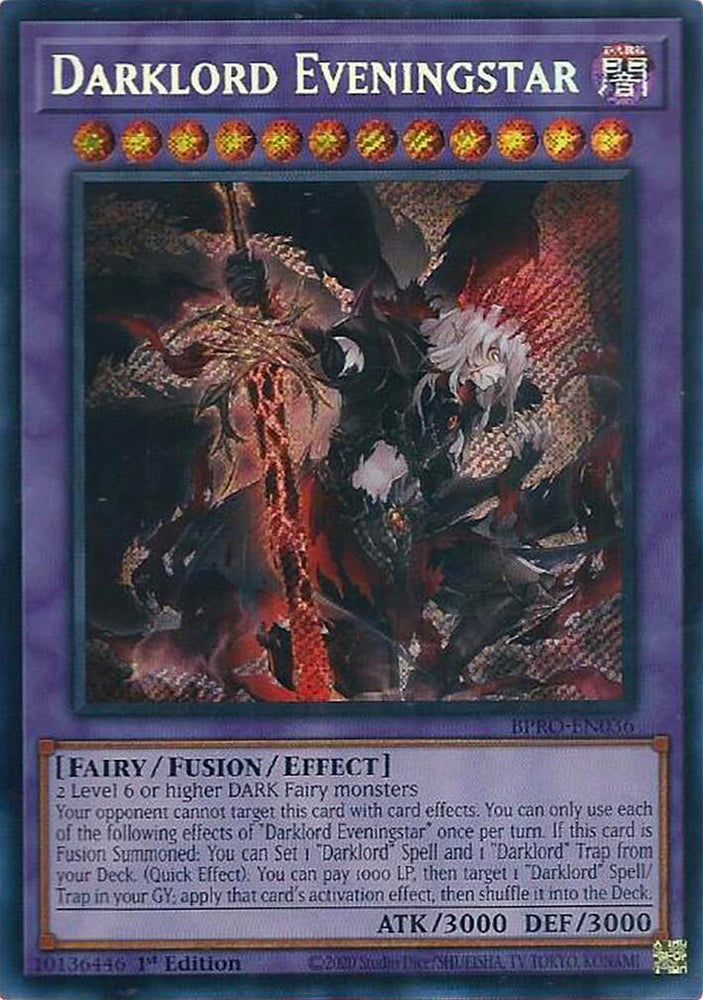 Darklord Eveningstar [BPRO-EN036] Secret Rare