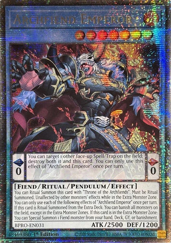 Archfiend Emperor (Starlight Rare) [BPRO-EN031] Starlight Rare