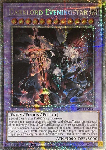 Darklord Eveningstar (Starlight Rare) [BPRO-EN036] Starlight Rare
