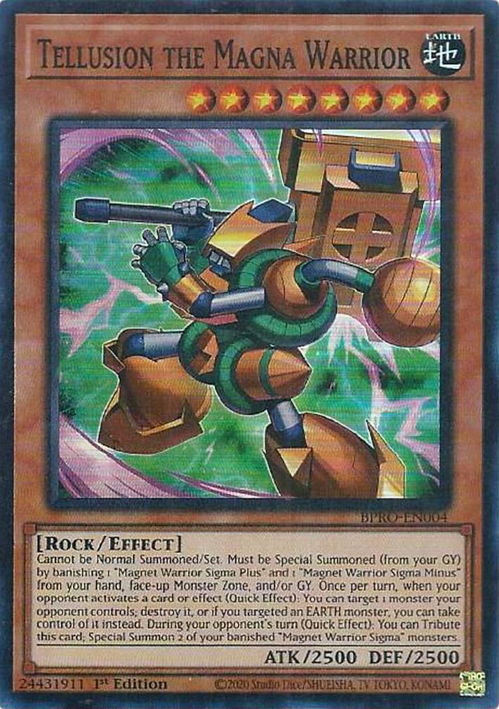 Tellusrion the Magna Warrior [BPRO-EN004] Super Rare