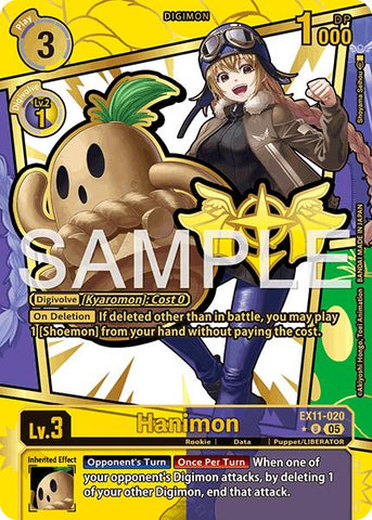 Hanimon [EX11-020] (Rare Pull) [Dawn of Liberator]