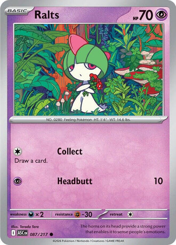 Ralts (087/217) [Mega Evolution: Ascended Heroes]