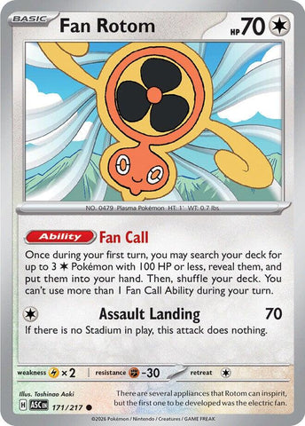 Fan Rotom (171/217) [Mega Evolution: Ascended Heroes]