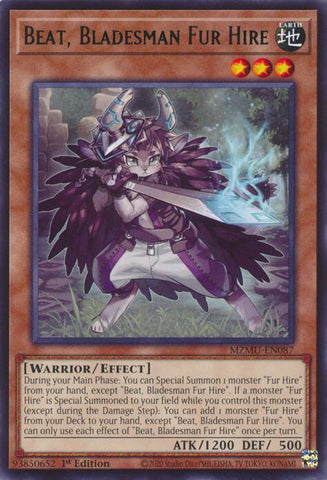 Beat, Bladesman Fur Hire [MZMU-EN087] Rare