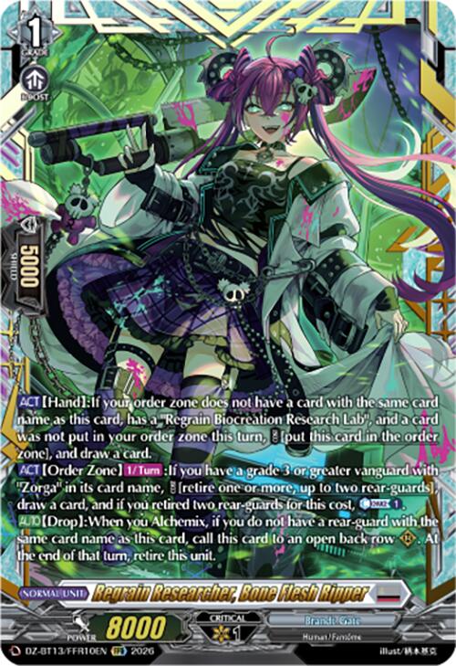 Regrain Researcher, Bone Flesh Ripper (DZ-BT13/FFR10EN) [Parallactic Clash]