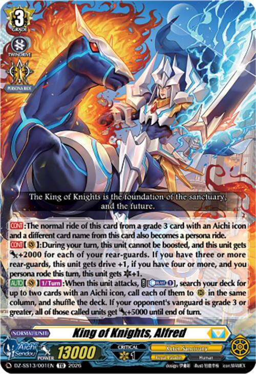King of Knights, Alfred (DZ-SS13/001EN) [Blaster Blade Start Deck]
