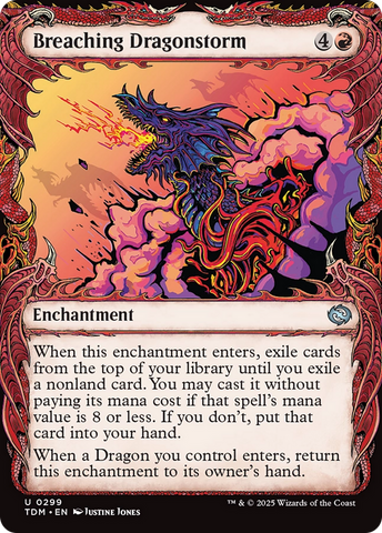 Breaching Dragonstorm (Showcase) [Tarkir: Dragonstorm]