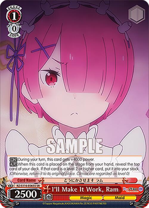 I'll Make It Work, Ram (SR) (RZ/S116-E065S) [Re:ZERO -Starting Life in Another World- Vol.3]