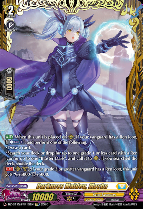 Darkness Maiden, Macha (DZ-BT15/FFR13EN) [Strike of Illusionary Shadows]