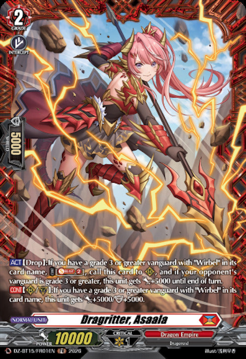 Dragritter, Asaala (DZ-BT15/FR01EN) [Strike of Illusionary Shadows]