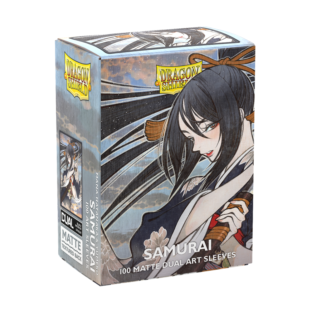 Dragon Shield Sleeves: Standard DUAL- Matte 'Samurai' Art, Limited Edition (100 ct.)
