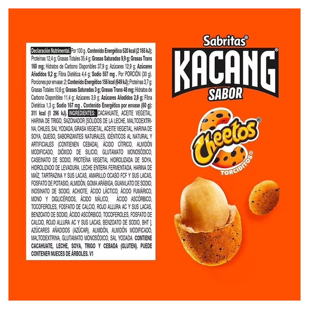 Sabritas: Kacang Sabor Cheetos Torciditos 77g