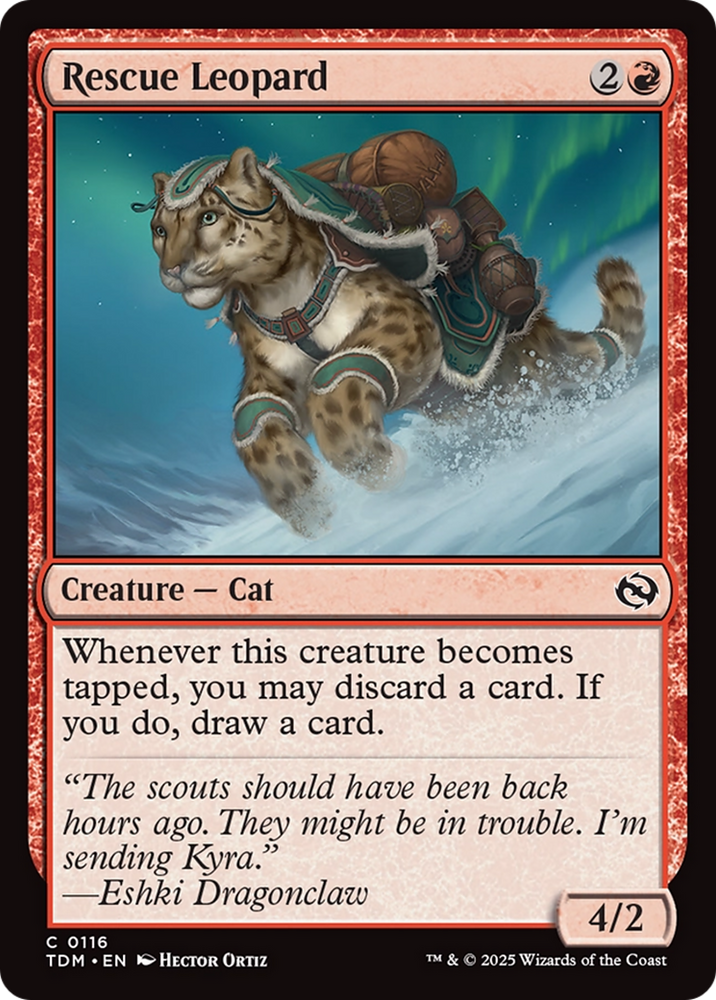 Rescue Leopard [Tarkir: Dragonstorm]