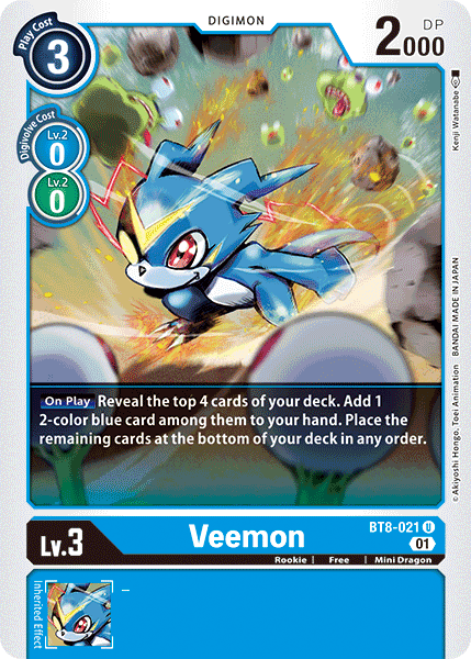 Veemon [BT8-021] [New Awakening]