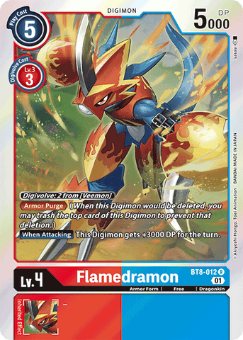 Flamedramon [BT8-012] [New Awakening]