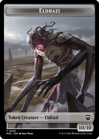Spirit (Ripple Foil) // Eldrazi Double-Sided Token [Modern Horizons 3 Commander Tokens]