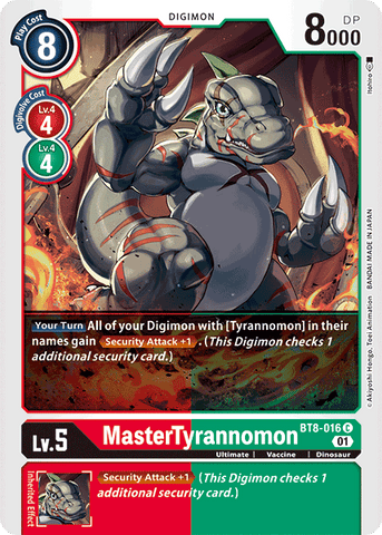 MasterTyrannomon [BT8-016] [New Awakening]