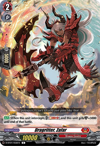 Dragritter, Zafar (D-BT01/058EN) [Genesis of the Five Greats]