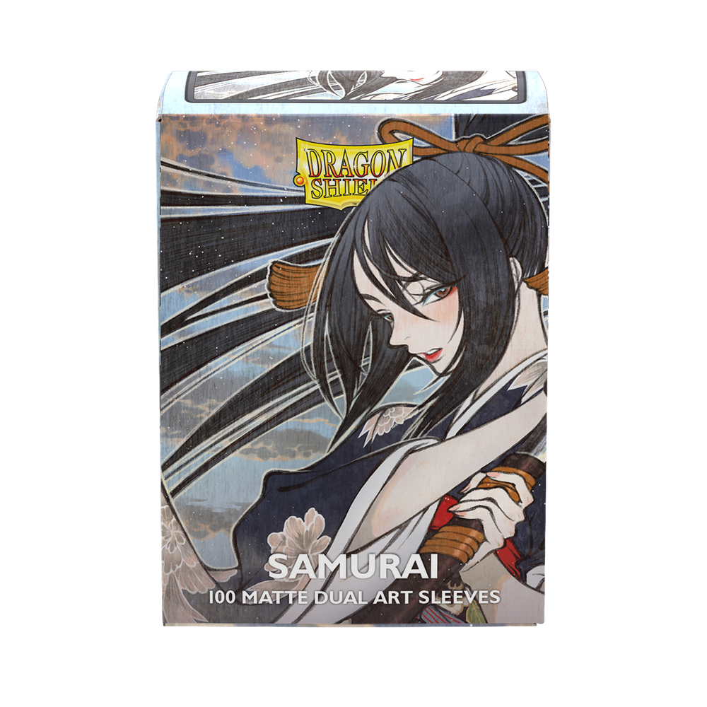 Dragon Shield Sleeves: Standard DUAL- Matte 'Samurai' Art, Limited Edition (100 ct.)