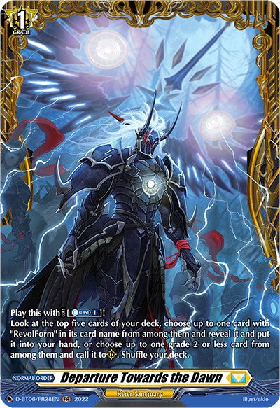 Departure Towards the Dawn (D-BT06/FR28EN) [Blazing Dragon Reborn]