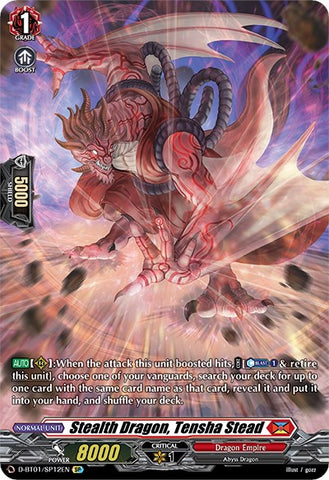 Stealth Dragon, Tensha Stead (D-BT01/SP12EN) [Genesis of the Five Greats]