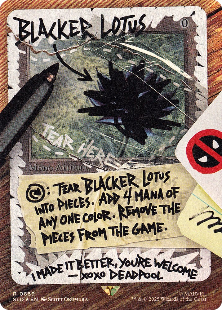 Blacker Lotus (Rainbow Foil) [Secret Lair Drop Series]