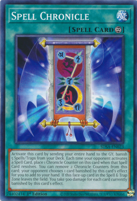chronicle cards yugioh Spell - SDSA-EN023 - Common Uncover both light and darkness with the Yu Chronicle card : r/DuelLinks