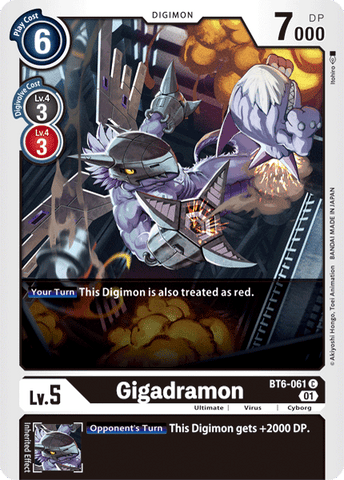 Gigadramon [BT6-061] [Double Diamond]