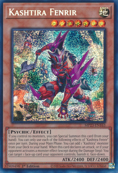 Yu-Gi-Oh! Karte 'Therion King Regulus' – Prismatic Secret Rare, 1. Auflage, MP23-EN063