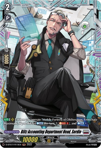 Blitz Accounting Department Head, Sordio (FR) (D-BT07/FR19EN) [Raging Flames Against Emerald Storm]