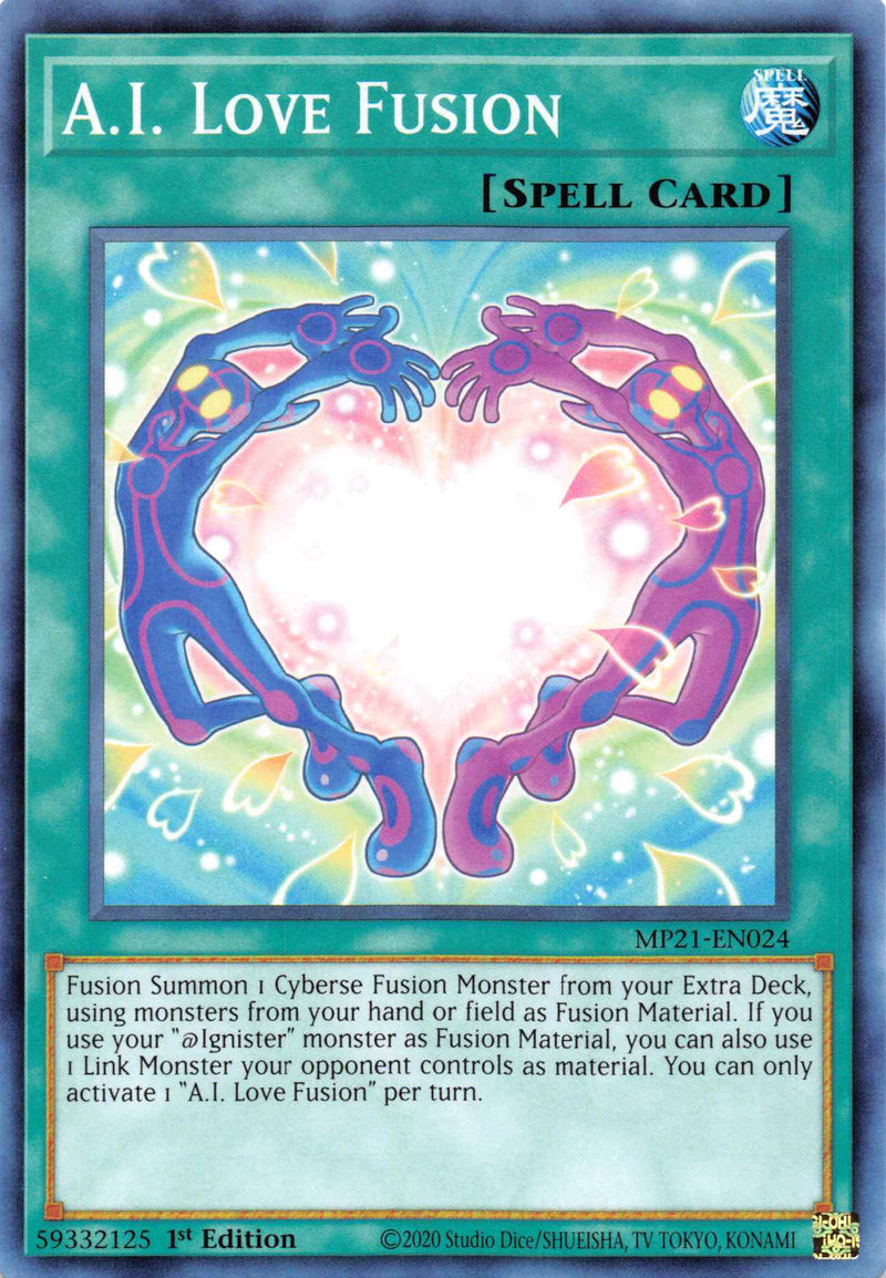 cyberse fusion monsters A.I. Love Fusion [MP21-EN024] Common