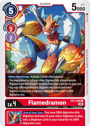 Flamedramon [EX3-008] [Draconic Roar]