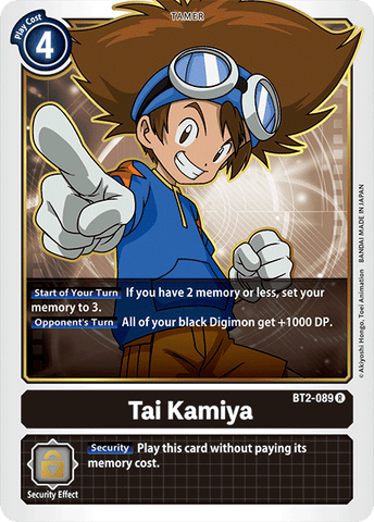 Tai Kamiya [BT2-089] [Release Special Booster Ver.1.0]