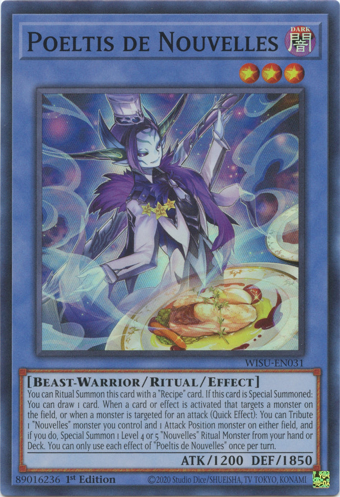 Yugioh There Can Be Only One WISU-EN060 Collectors top Rare 1st Edition Nearmint