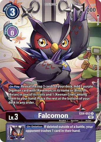 Falcomon [EX4-053] (Alternate Art) [Alternative Being Booster]