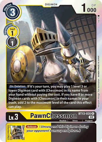 PawnChessmon [BT13-035] [Versus Royal Knights Booster]