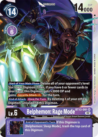Belphemon: Rage Mode [BT13-091] [Versus Royal Knights Booster]