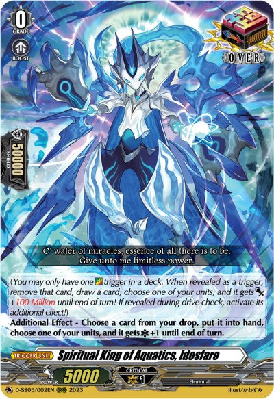 Spiritual King of Aquatics, Idosfaro (D-SS05/002EN) [D-SS05: Festival Booster 2023]