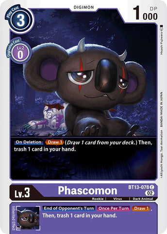 Phascomon [BT13-078] [Versus Royal Knights Booster]