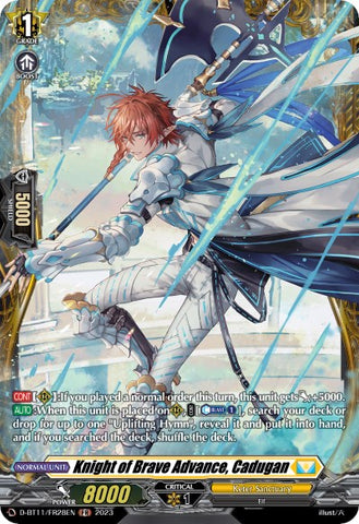 Knight of Brave Advance, Cadugan (D-BT11/FR28EN) [Clash of Heroes]