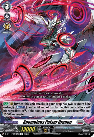 Anomalous Pulsar Dragon (D-BT11/044EN) [Clash of Heroes]