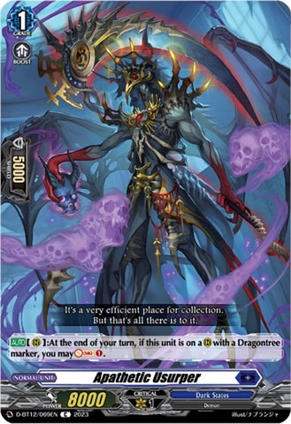 Apathetic Usurper (D-BT12/069EN) [Evenfall Onslaught]