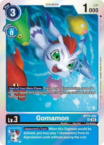 Gomamon [BT14-020] [Blast Ace]