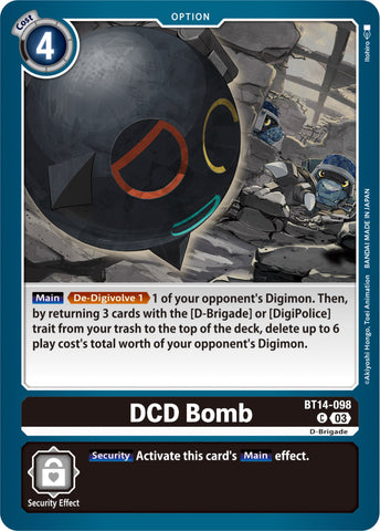 DCD Bomb [BT14-098] [Blast Ace]