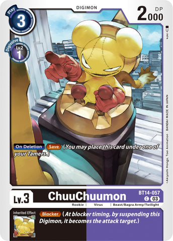 ChuuChuumon [BT14-057] [Blast Ace]