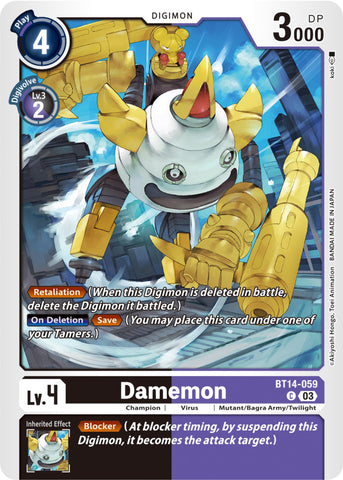 Damemon [BT14-059] [Blast Ace]