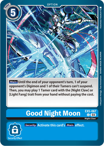 Good Night Moon [EX5-067] [Animal Colosseum]